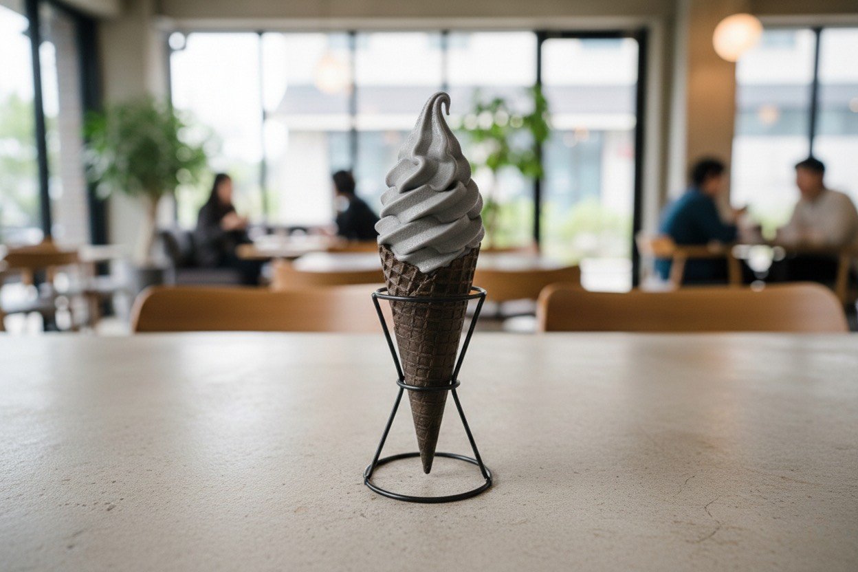 生黒ごまソフトクリーム